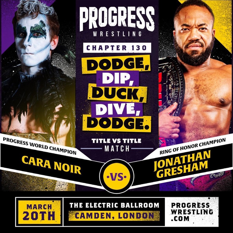 Progress Wrestling Poster For Cara Noir vs. Jonathan Gresham