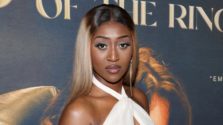 Queen Aminata on the red carpet