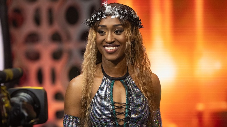 Queen Aminata smiling