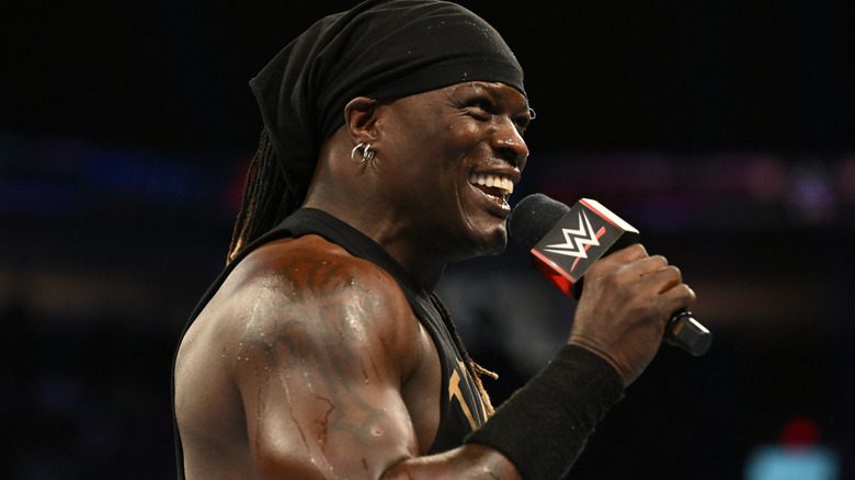 R-Truth smiling
