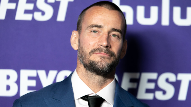 CM Punk posing