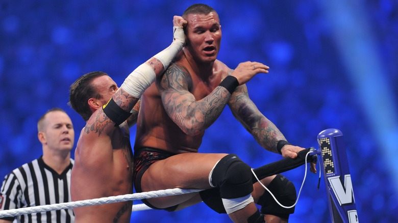 CM Punk vs Randy Orton at WrestleMania 27
