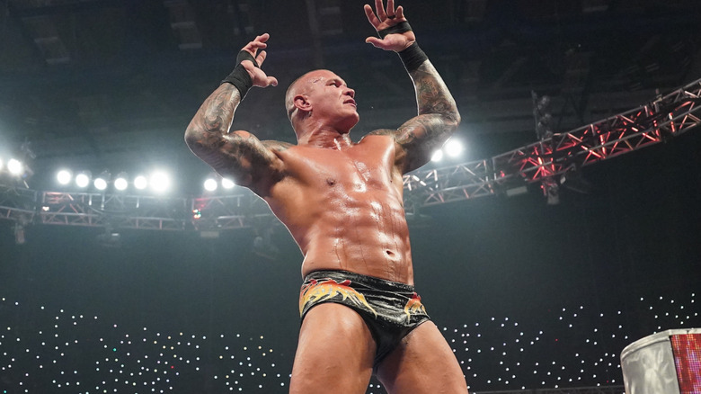 Randy Orton poses