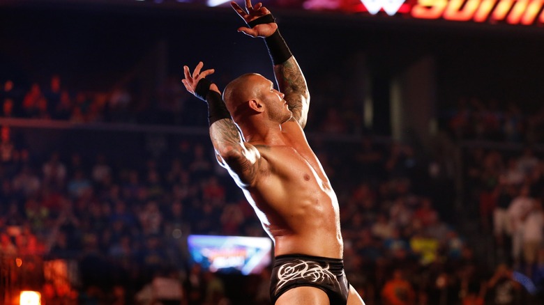 Randy Orton doing his famous pose