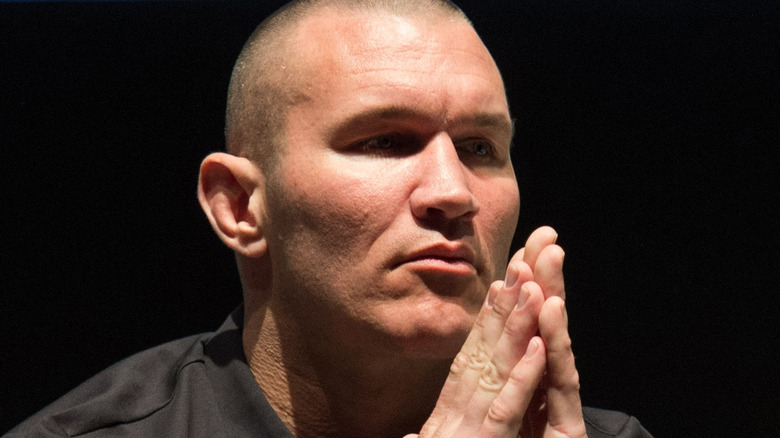 Randy Orton with hands together