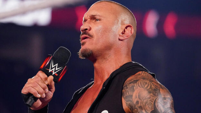 Randy Orton cuts a promo
