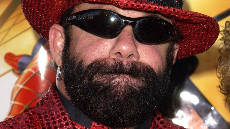 "Macho Man" Randy Savage during the 2002 Spiderman movie premiere