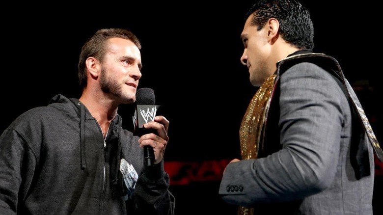 CM Punk talks to Alberto Del Rio