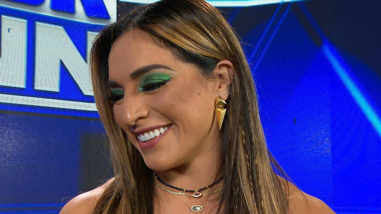Raquel Rodriguez Smiling On SmackDown 