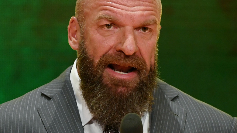 WWE's Triple H speaking