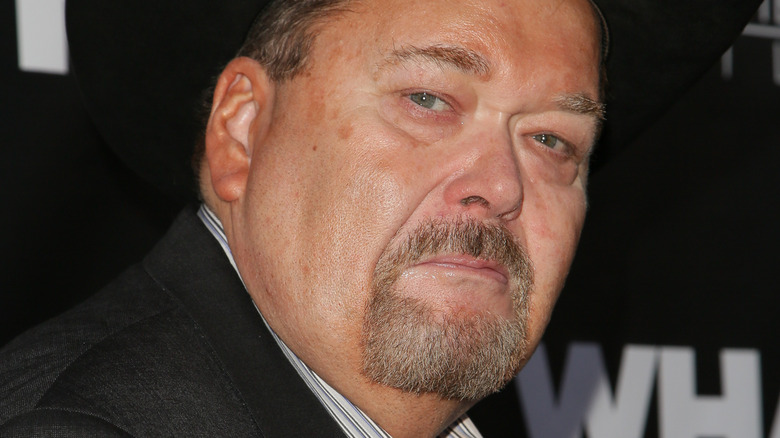 Jim Ross looking away