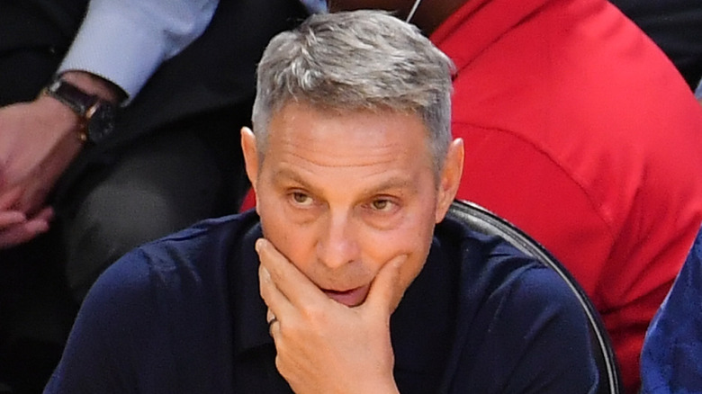 Ari Emanuel at a Lakers game