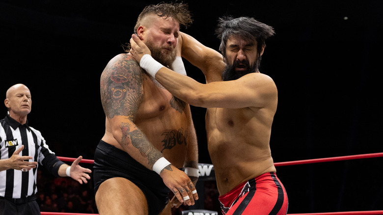 Wheeler Yuta Elbowing Beef