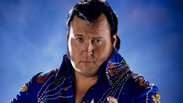 The Honky Tonk Man posing