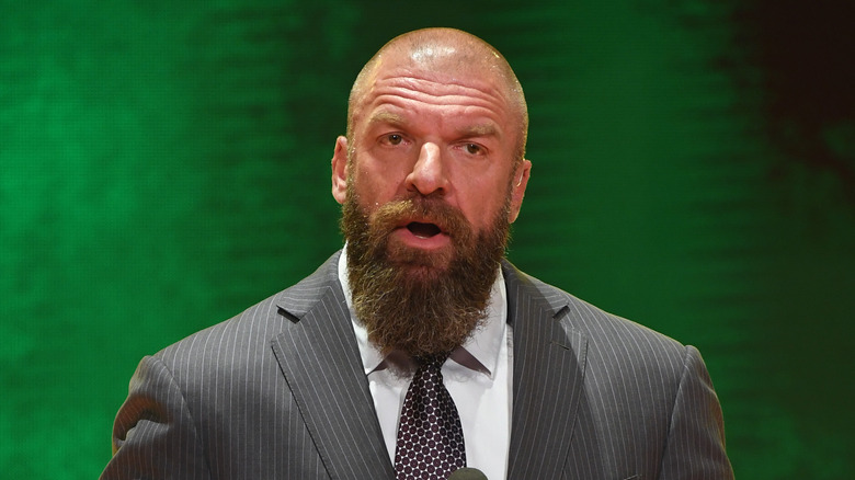 Triple H explaining things