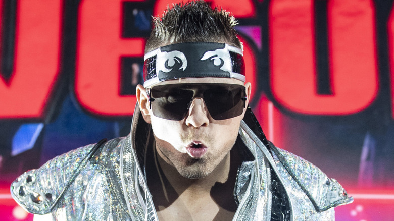 The Miz looking rather unserious