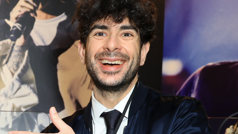 Tony Khan having a good day