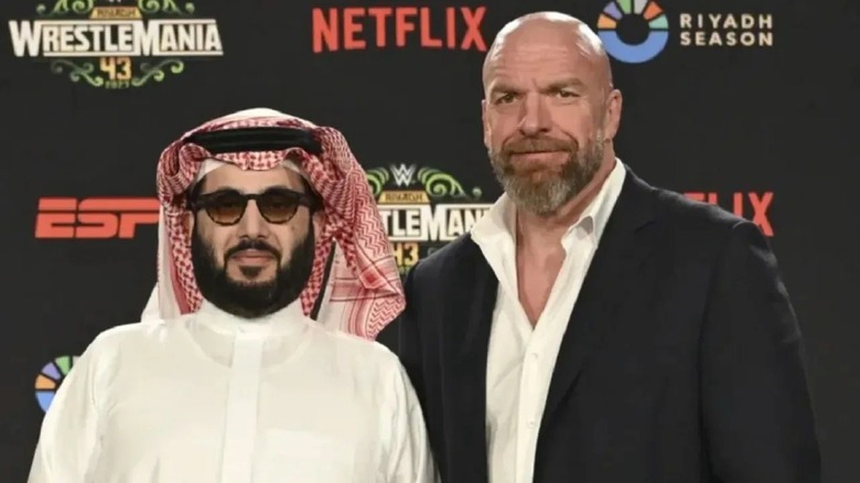 Paul Levesque and Turki Alalshikh