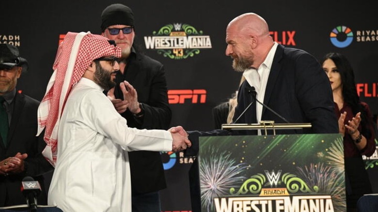 Paul Levesque and Turki Alalshikh