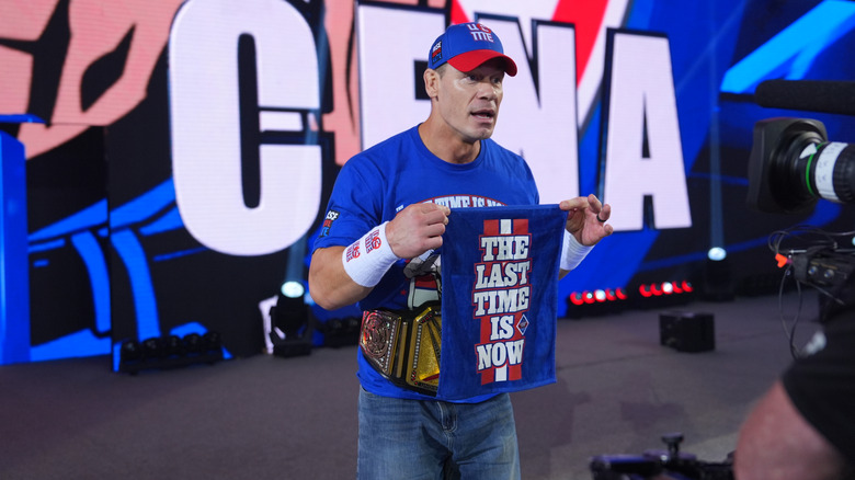John Cena makes his entrance