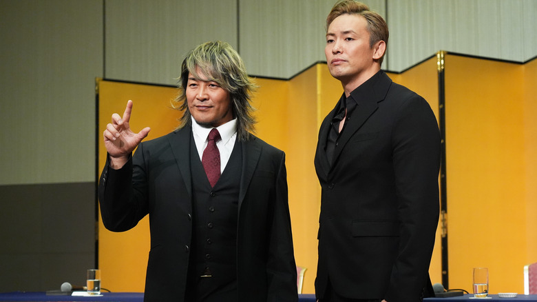 Hiroshi Tanahashi and Kazuchika Okada