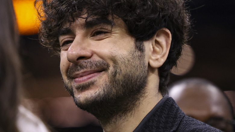 Tony Khan smiling