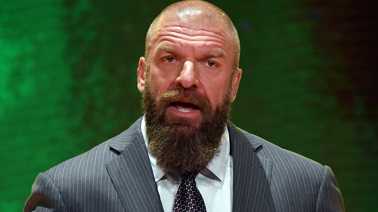 Triple H talking