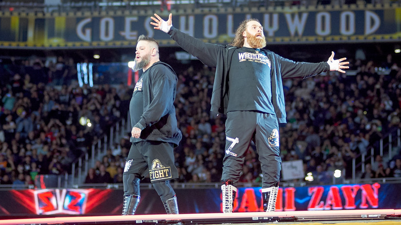 Kevin Owens and Sami Zayn at WrestleMania