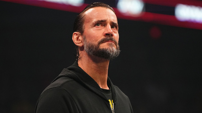 CM Punk looking sad