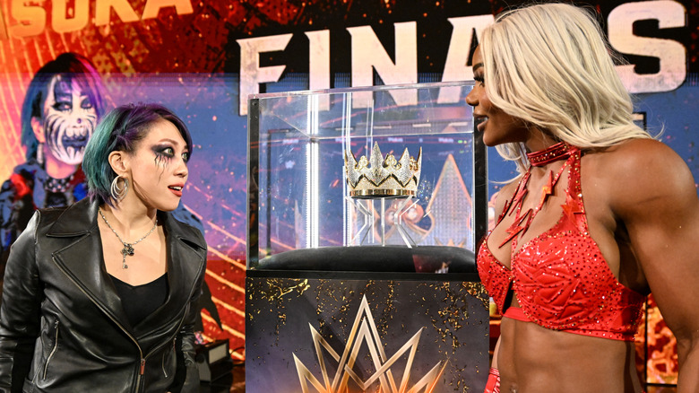 Asuka and Jade Cargill on WWE Raw