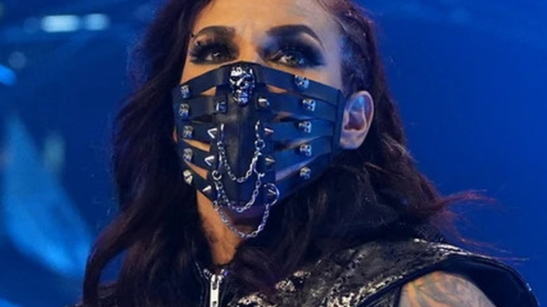 Mercedes Martinez With A Mask