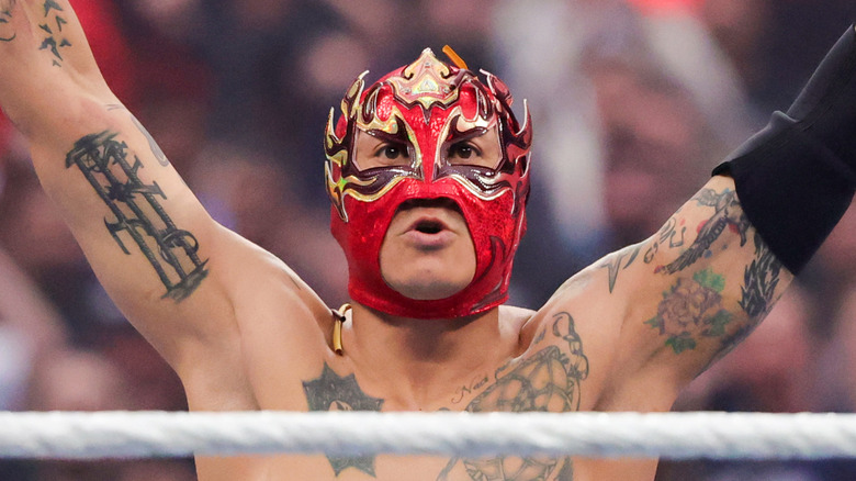 Rey Fenix at WWE WrestleMania 41