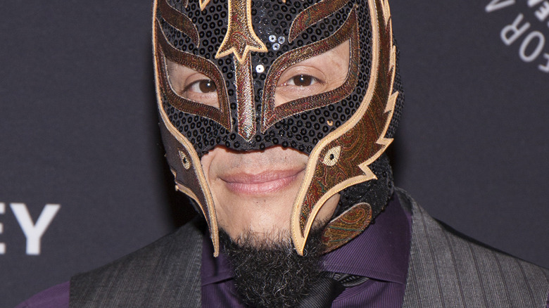 Rey Mysterio smiling