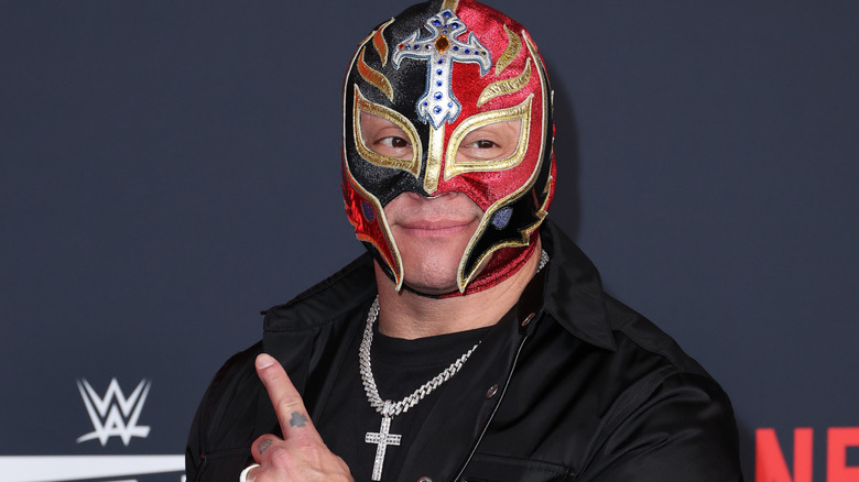 Rey Mysterio attending the 