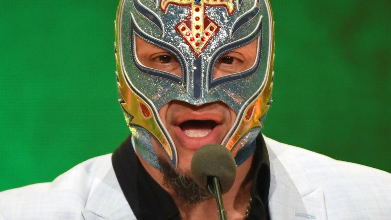 Rey Mysterio speaking