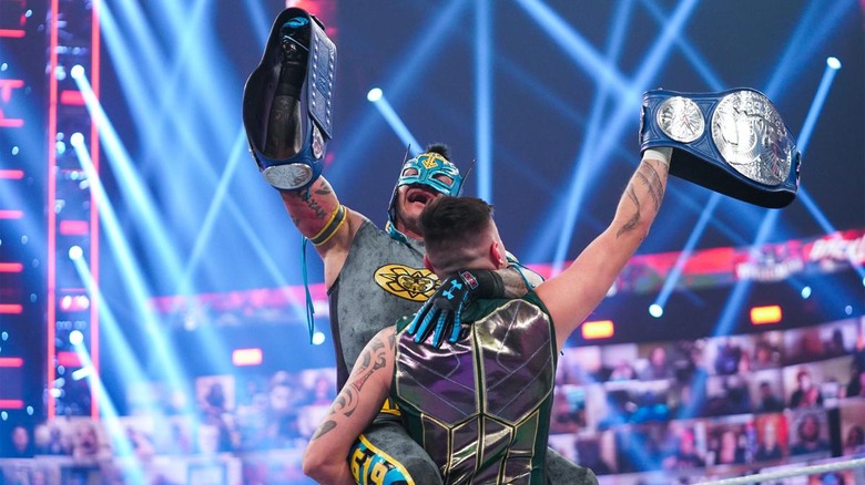 Rey Mysterio On Winning The Smackdown Team Titles With His Son Dominik