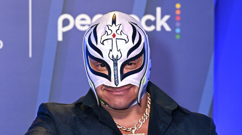 Rey Mysterio smiling 