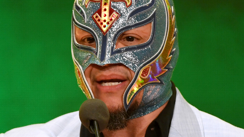 Rey Mysterio speaking