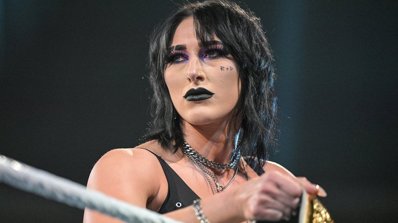 Rhea Ripley in the ring 