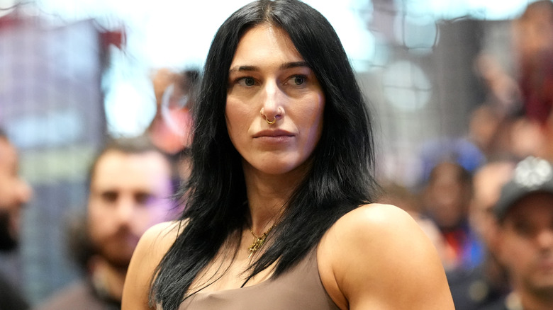 Rhea Ripley is wearing a nose ring