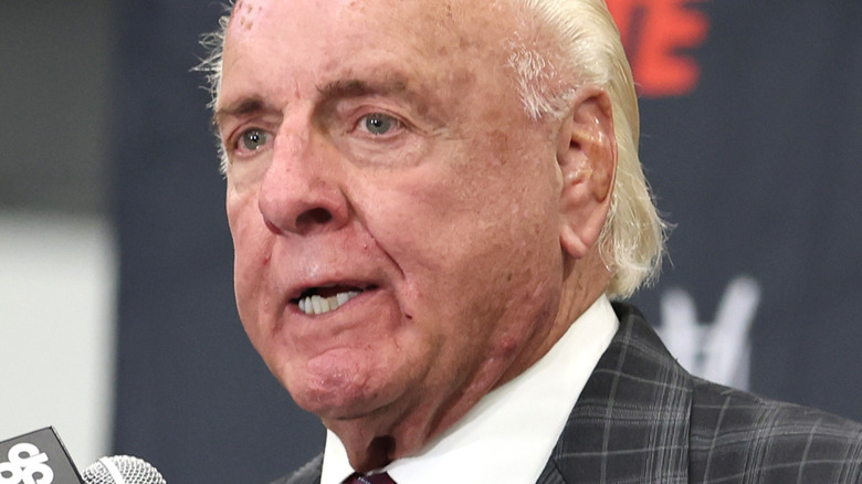 Ric Flair Speaks At His Retirement Ceremony