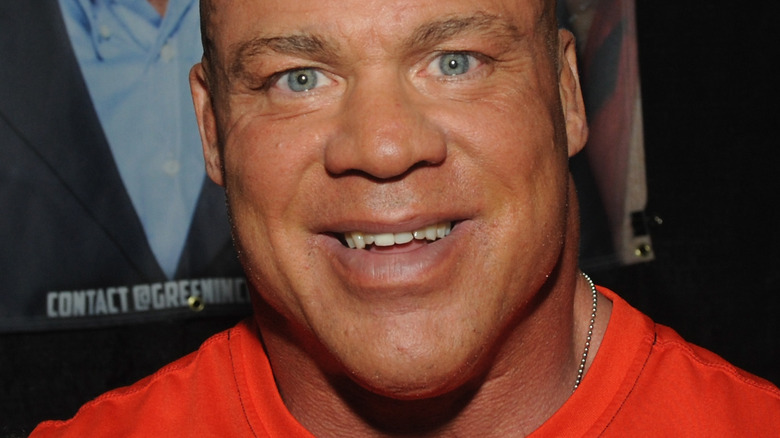 Kurt Angle smiles