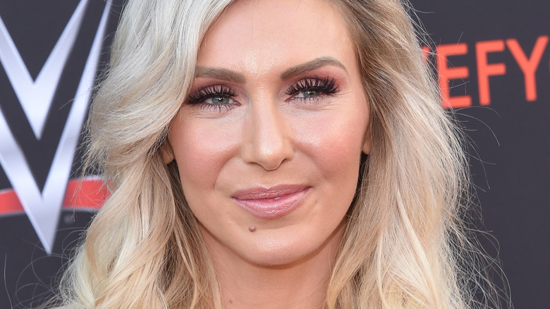 Charlotte Flair smiles