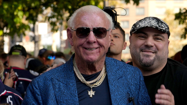 Ric Flair wearing shades