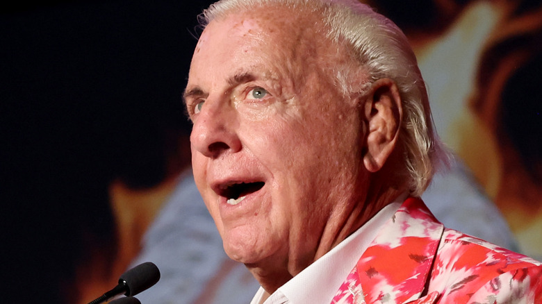 Ric Flair speaking