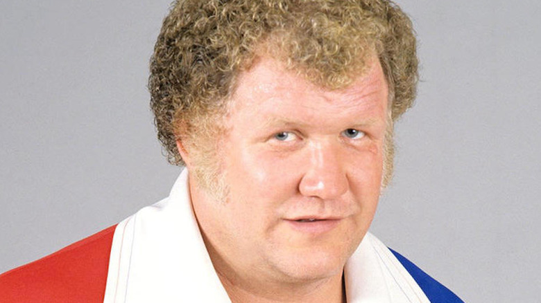 Harley Race poses