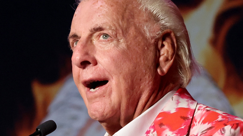 Ric Flair speaking