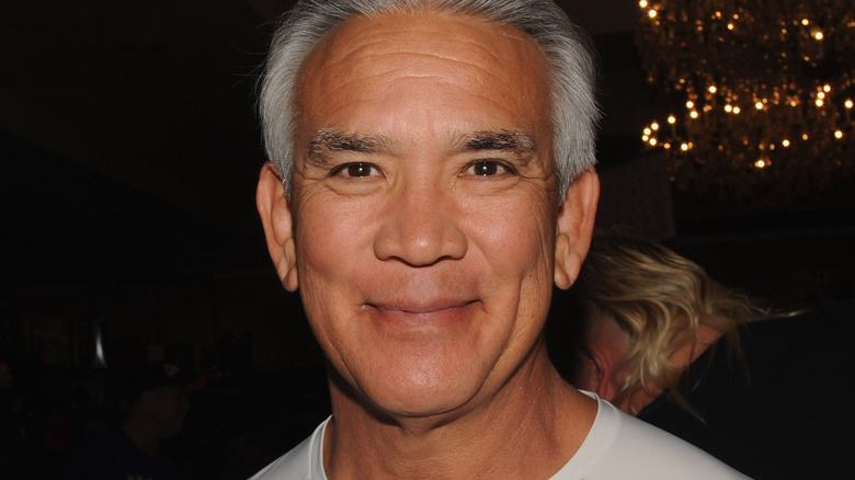 Ricky Steamboat smiling