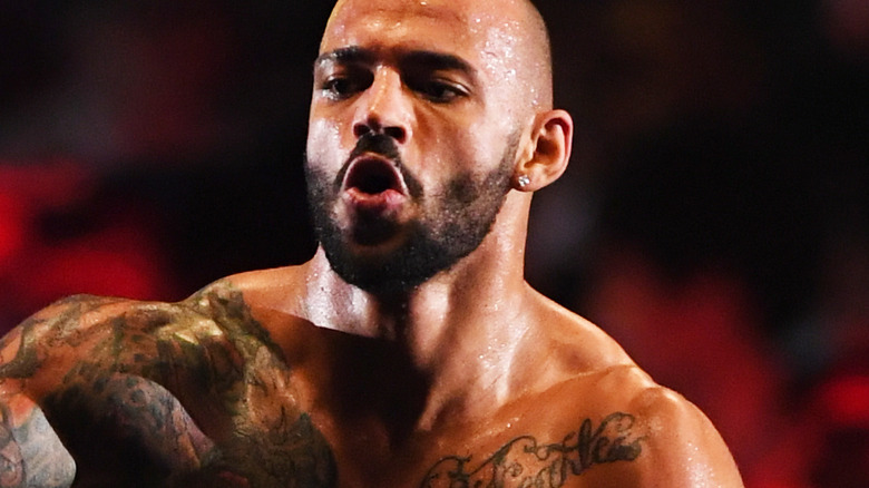 Ricochet standing, posing