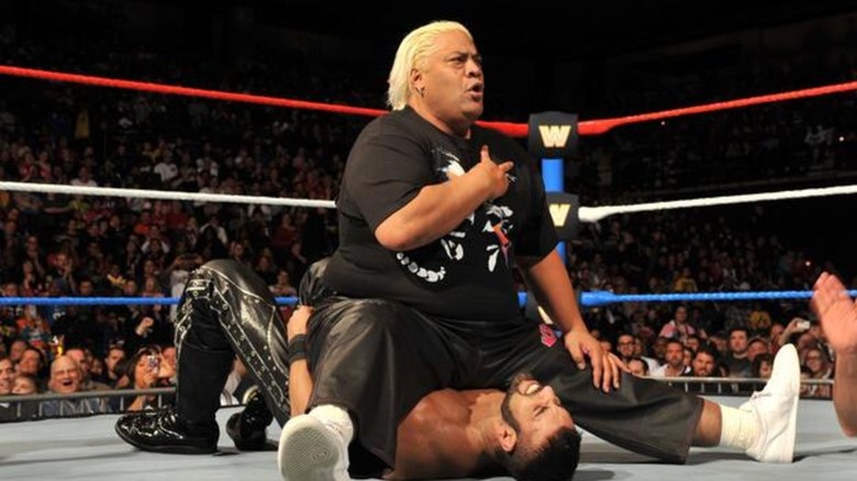 Rikishi in the ring